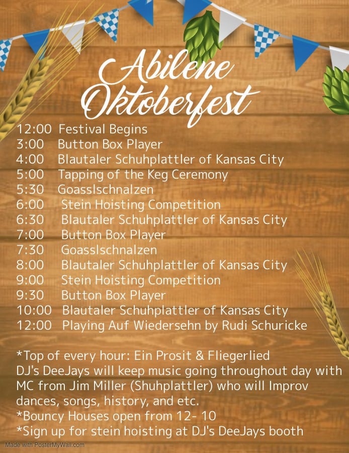 Abilene Oktoberfest scheduled 91419
